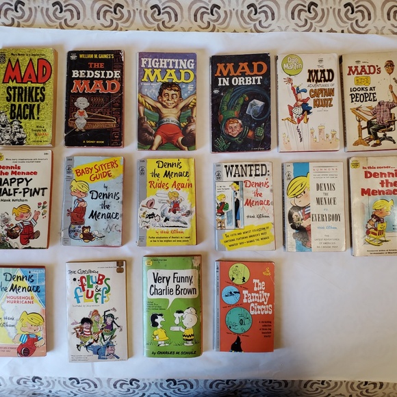 VINTAGE Classic "FUNny' Paperback Books-Qty. 16 - Picture 1 of 7
